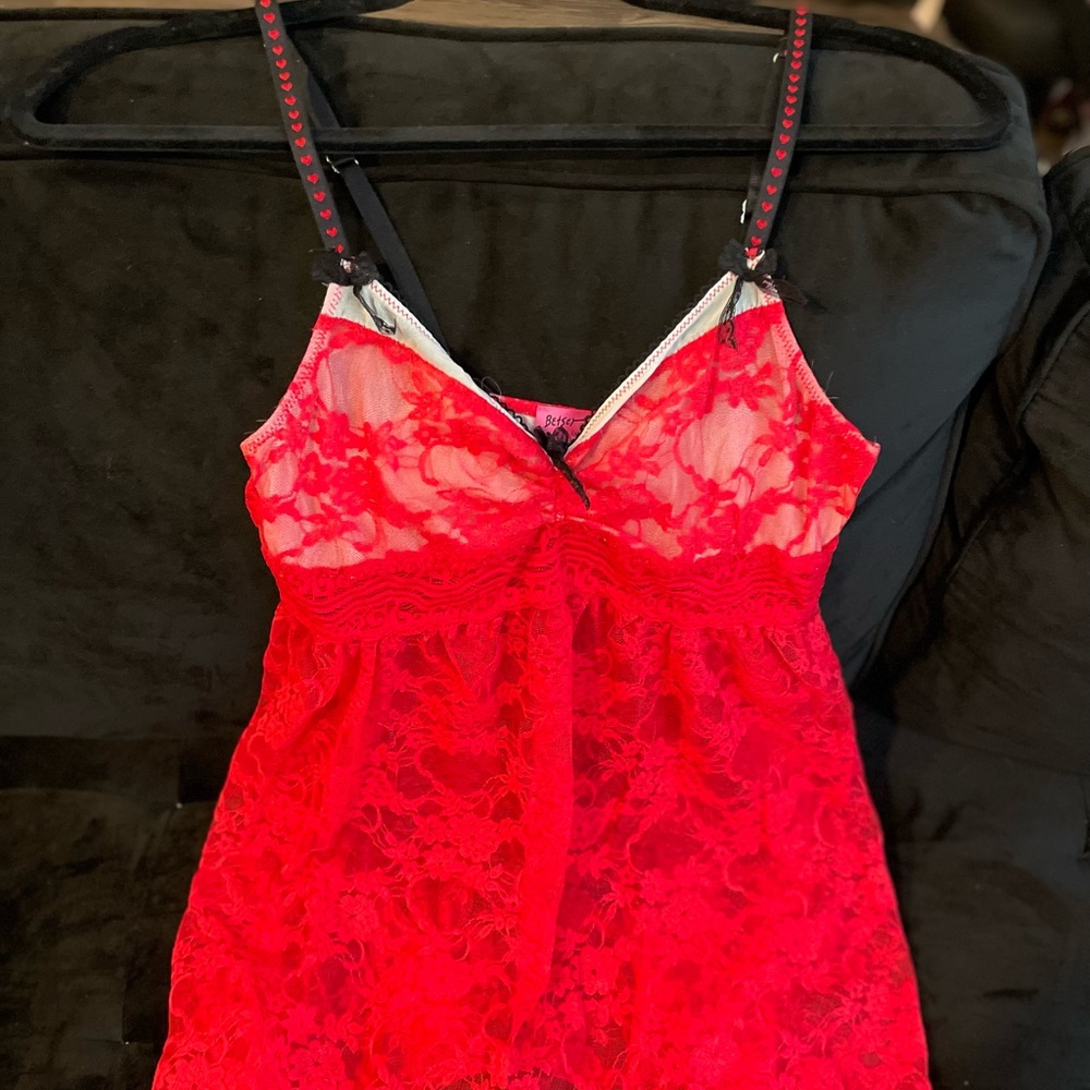 Betsey Johnson Lace Nightgown